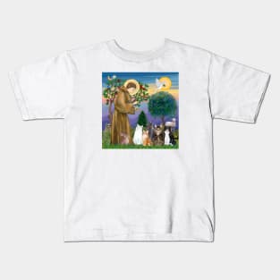 Sister Francis and her Five Cats Kids T-Shirt